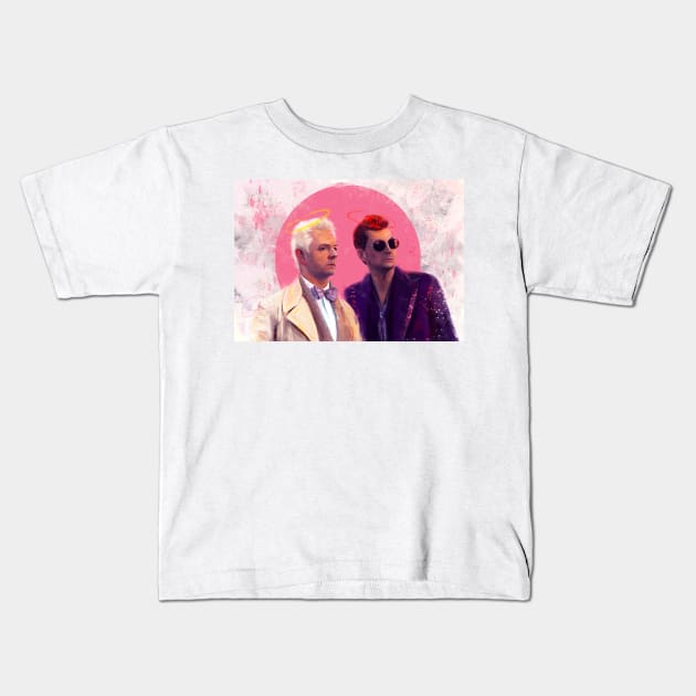 Pink Kids T-Shirt by andycwhite